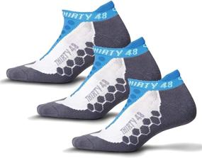 img 4 attached to Thirty48 Coolmax Running Socks - Stay Cool & Dry during Your Runs! (1 Pair or 3 Pairs)