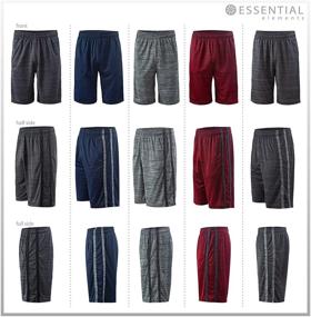 img 3 attached to 🏀 Versatile Men's Athletic Shorts for Basketball, Workout, Gym, and Running