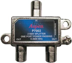 img 1 attached to 🦅 Eagle Aspen 2-Way Splitter Model 500308: Boost Your Network Signal with this High-Quality Device
