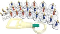 🏮 24pc cupping set massage cups with self-cupping vacuum pump, massage cupping set logo