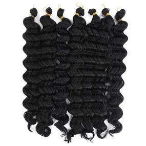 img 4 attached to Ocean Crochet Women Braids Extension