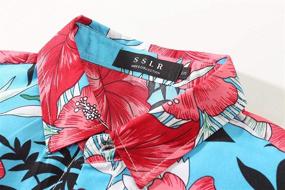 img 2 attached to Stylish and Comfortable SSLR Coconut Button Casual Hawaiian Men's Clothing and Shirts