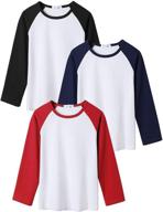 👕 cotton long sleeve t shirts for girls - arshiner baseball style clothing and tops, tees & blouses logo