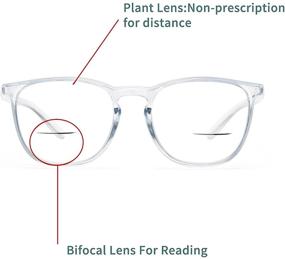 img 3 attached to Bifocal Reading Glasses Blocking Protective Vision Care