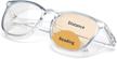 bifocal reading glasses blocking protective vision care logo