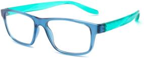 img 4 attached to Yuluki Blue Light Blocking Glasses Anti Glare Eyestrain