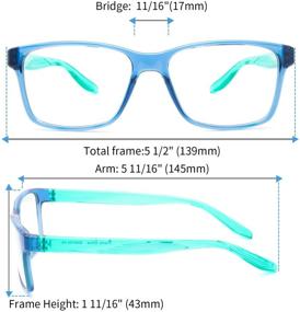 img 2 attached to Yuluki Blue Light Blocking Glasses Anti Glare Eyestrain