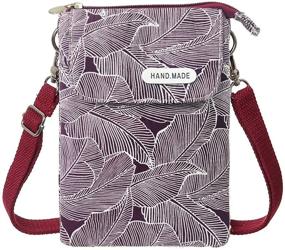 img 4 attached to WITERY Pattern Canvas Lightweight Crossbody