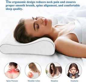 img 3 attached to 🔥 CertiPUR-US Cooling Gel Memory Foam Pillow: Ultimate Support for Neck Pain, Back & Side Sleepers – 2 Pack Standard Size