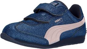 img 4 attached to Stylish and Sparkling: PUMA Kids' Whirlwind Glitz V Sneaker for Ultimate Footwear Fun!