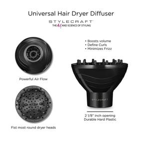 img 3 attached to StyleCraft Hair Dryer Diffuser Diameter