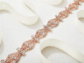 img 2 attached to 💎 Glamorous Crystal Rhinestone Headband: Must-Have Women's Accessory for Bridesmaids