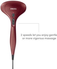 img 2 attached to 💆 HoMedics Compact Percussion Handheld Heated Massager with Adjustable Intensity and Dual Pivoting Heads: Targeted Muscle Kneading for Back, Shoulders, Feet, Legs, Head & Neck