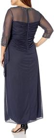 img 2 attached to Alex Evenings Sweetheart Neckline Charcoal Women's Clothing in Dresses