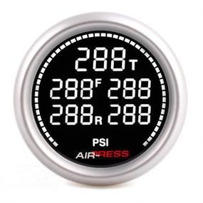 img 1 attached to 💨 Air Bag Suspension Pressure Gauge LCD 5 Digitals 7 Colors 290 PSI for Air Ride with 5pcs Electronic Sensor Meters