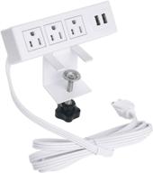 desktop removable extension connect reading power strips & surge protectors in power strips logo