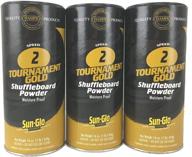 enhance your shuffleboard experience with sun-glo 3 pack 2 speed tournament gold shuffleboard powder логотип