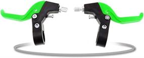 img 3 attached to Universal Kids RFID Locking Brake Levers - EUGNN Bicycle Brake Handle (Green), Cycling Parts