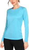 👚 coorun women's long sleeve upf 50+ sun protection shirts - quick dry lightweight t-shirt for outdoor hiking, running, and fishing logo