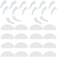 👓 pack of 16 anti-slip silicone nose pads and ear hooks – ideal for eyeglasses, sunglasses, and glasses with enhanced anti-skid feature logo