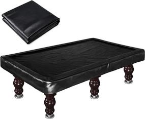 img 4 attached to 🎱 Kohree 9FT Heavy Duty Leatherette Billiard Pool Table Cover: Waterproof, UV Protection, 9 Foot Fitted - Ultimate Protection for Your Pool Table