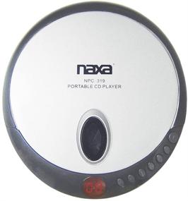 img 1 attached to 🎵 Enhanced Naxa NX-319 Portable CD Player: Black NPC-319 with LCD Display, Stereo Sound, and Earbuds