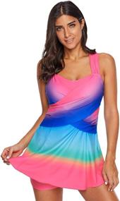 img 1 attached to 👗 Women's Uniarmoire Tankini Dress - Short Piece Clothing for Better SEO