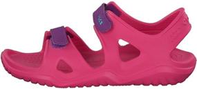 img 3 attached to Сандалии для мальчиков Crocs Swiftwater - унисекс