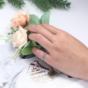 img 2 attached to Stylish HANPABUM Open Toe Rings: 8pcs Adjustable Arrow Flower Knot Toe Ring Tail Ring Gifts Set for Women - Perfect Summer Beach Jewelry