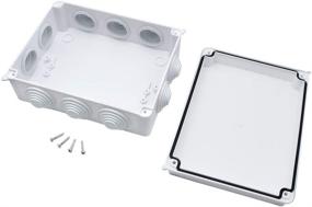 img 2 attached to 🔒 IP65 Waterproof Dustproof Junction Box - Universal Electrical Project Enclosure for DIY Applications - 7.9"x 6.1"x 3.1" (200mmx155mmx80mm) ABS Plastic Case Enclosure