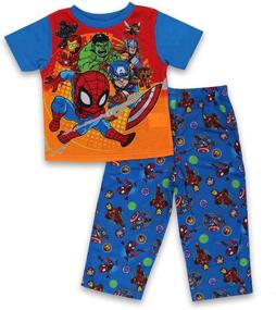 img 4 attached to Super Adventures Avengers Toddler Pajamas