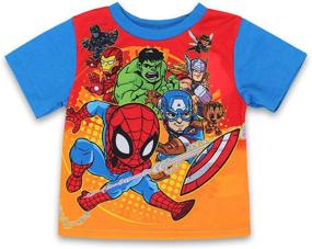 img 2 attached to Super Adventures Avengers Toddler Pajamas