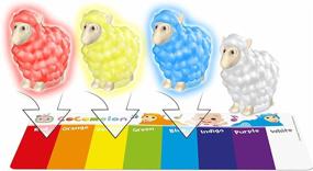 img 1 attached to 🐑 CoComelon Toys Musical Color Learning Sheep – Color-changing, Plays Baa Baa Black Sheep Nursery Rhyme, Night Light Sleep Soother Mode – Girls' and Boys' Toy, Age 2+