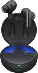 img 4 attached to 🎧 LG Tone Free FP8 - Advanced Noise Cancelling TWS Earbuds with Meridian Sound, UVnano Technology Eliminates 99.9% Bacteria, Immersive 3D Audio, Triple Microphone System