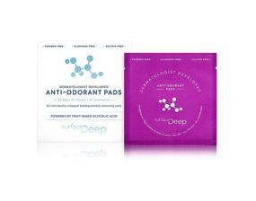 img 4 attached to 🌱 Surface Deep • Dermatologist Developed Anti-Odorant Pads • Clean, Glycolic Powered Deodorant for Women and Men • Vegan, Cruelty Free • Biodegradeable • 30 Pads