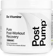 boost your post-workout recovery: discover do vitamins postpump bcaa supplement with natural ingredients and 30 servings logo