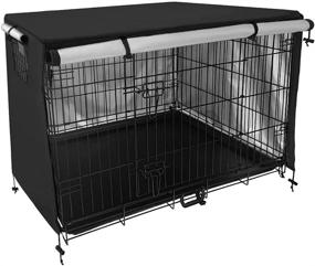 img 4 attached to Pecopcock Privacy Windproof Durable Polyester Kennel