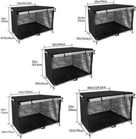 img 3 attached to Pecopcock Privacy Windproof Durable Polyester Kennel