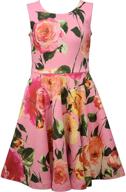 iris and ivy pink floral skater dress - bonnie jean girls 7-16: a perfect combination of style and elegance logo