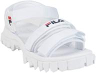 fila womens sandal shoes white logo