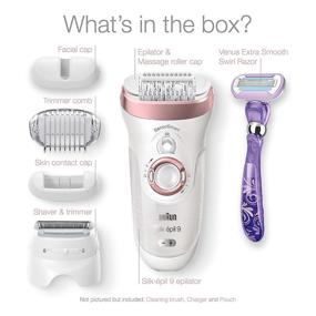 img 3 attached to 🪒 Braun Epilator Silk Épil: The Ultimate Cordless Rechargeable Shaver and Hair Removal Device for Women