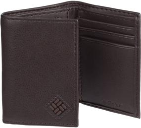 img 3 attached to Columbia Brown Trifold Wallet: Stylish Men's Accessories for Securely Organizing Wallets, Card Cases & Cash