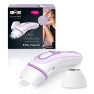 🌸 braun ipl hair removal for women, silk expert pro 3 pl3111 with venus smooth razor, fda cleared, permanent hair regrowth reduction for body & face, corded logo