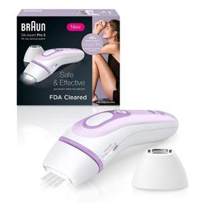 img 4 attached to 🌸 Braun IPL Hair Removal for Women, Silk Expert Pro 3 PL3111 with Venus Smooth Razor, FDA Cleared, Permanent Hair Regrowth Reduction for Body & Face, Corded