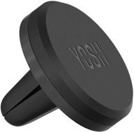 📱 yosh magnetic car phone mount: universal holder for air vent - compatible with iphone 11 pro max, samsung s21, google pixel, and more! logo