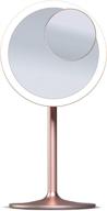 fancii nala led makeup mirror: 3 light settings, rechargeable with 1x/10x magnifications, portable & stylish логотип