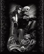 🛵 dga ride or die motorcycle biker babe queen size luxury royal plush blanket: your ultimate cozy companion logo