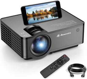 img 4 attached to 📽️ Powerextra Mini Projector: 2021 WiFi Movie Projector with Smartphone Screen Sync, Supports Full 1080P and 160" Screen, 5000 Lux Portable Projector for Android/iOS/HDMI/USB/SD/VGA