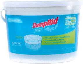 img 3 attached to DampRid Hi-Capacity Moisture Absorber: Fragrance Free Solution for Fresh, Cleaner Air in Large Spaces - 4x 2.5lb Buckets