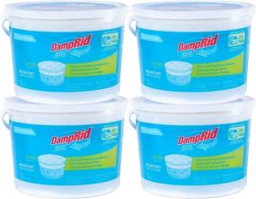 img 4 attached to DampRid Hi-Capacity Moisture Absorber: Fragrance Free Solution for Fresh, Cleaner Air in Large Spaces - 4x 2.5lb Buckets